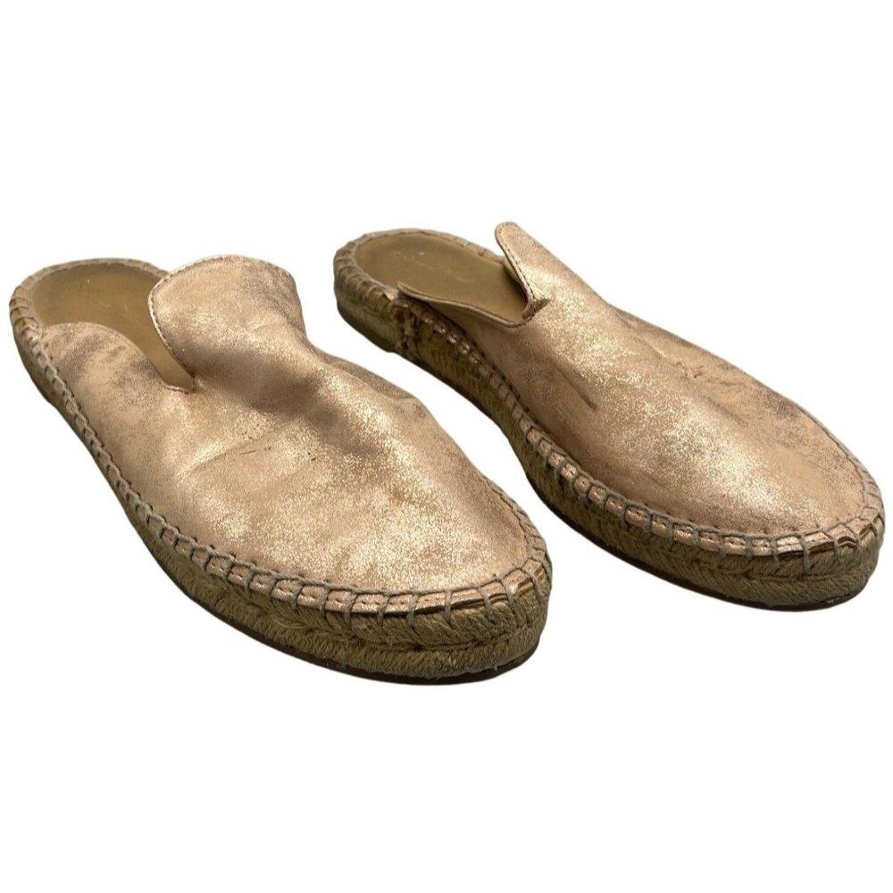 universal thread slip on flats shoes clara gold rose size 8 READ